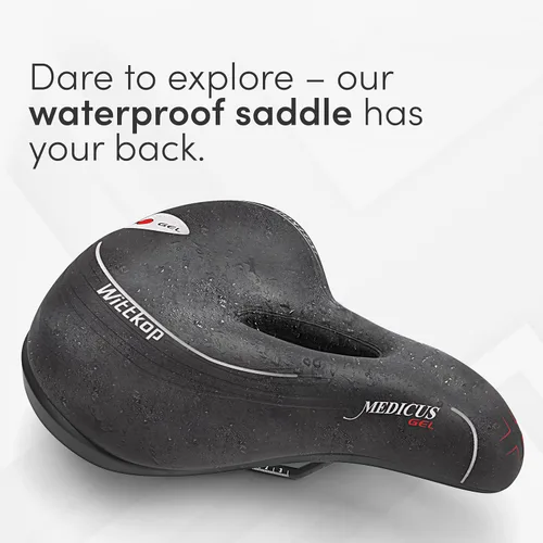 Miniatura 7 de Wittkop - Asiento de bicicleta de gran tamaño para bicicleta Peloton y bicicleta +, asiento de bicicleta cómodo, compatible con bicicletas Peloton