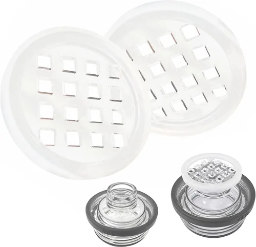 TEYOUYI 2 bloqueadores de colador de hielo para YETI Rambler Bottle Chug Cap - Evita la penetración en cubos o hielo triturado durante una
