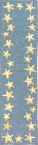 Miniatura 91 de Liora Manne CAPR5163633 - Alfombra costera para interiores y exteriores, color azul marino, 2 pies x 5 pies Cuerdas Navy