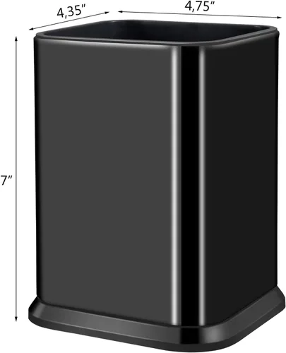Miniatura 5 de RedCall - Organizador de utensilios de cocina de acero inoxidable para encimera, organizador de cucharas y espátulas, cajón rectangular moderno