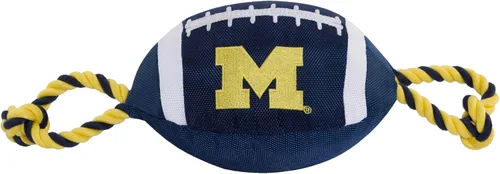 Miniatura 14 de NCAA Penn State Nittany Lions - Juguete de fútbol para perro, materiales de nailon de calidad resistente, cuerdas de tracción fuertes, chirriador