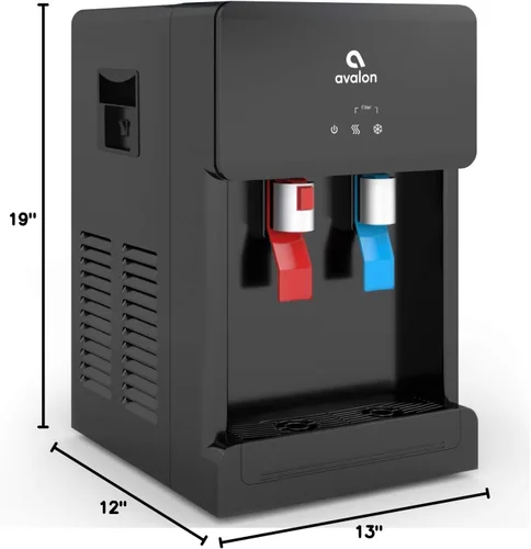 Miniatura 7 de Avalon B8BLK Dispensador de agua sin botellas y sin contacto de sobremesa - Filtros de agua de 2 etapas y kit de instalación incluido, certificado
