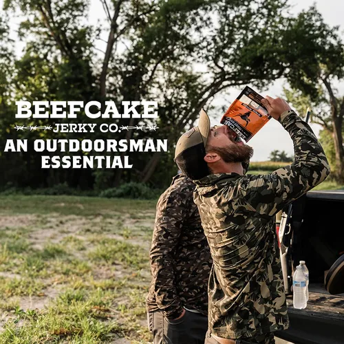 Miniatura 3 de BeefCake Jerky Paquete Clásico de Cecina de Res, Incluye Cecina de Res Sabor Tradicional Pimienta y Original, 9 Gramos de Proteína y 100 Calorías