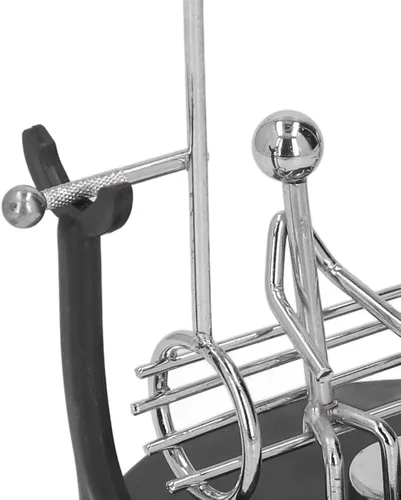 Miniatura 8 de KENANLAN Bolas de equilibrio, bolas de equilibrio de metal para parejas, bolas de equilibrio de péndulo, juguetes divertidos de ciencia física
