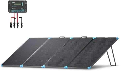 Miniatura 14 de Renogy Maleta de panel solar portátil de 100 W, 25% de alta eficiencia tipo N cargador solar plegable para estación de energía, duradero durante