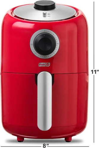 Miniatura 7 de DASH Horno freidora de aire compacto con control de temperatura, cesta de freír antiadherente, guía de recetas + función de apagado automático, 2
