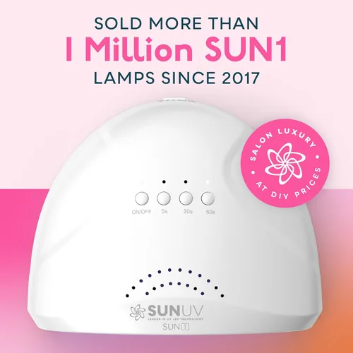Miniatura 2 de SUNUV SUNONE - Lámpara LED para uñas, guantes de luz UV para uñas de gel, sin dedos, UPF 50+, guantes anti UV para lámpara de gel, secadora de uñas