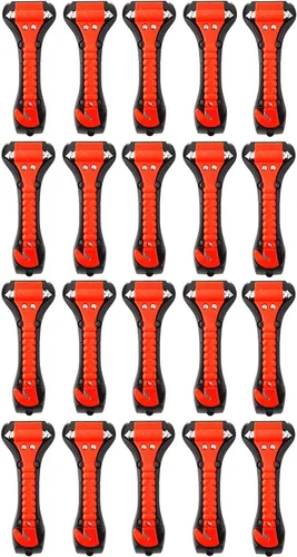 Miniatura 15 de SINSEN Juego de 2 martillos de seguridad para automóvil, herramienta de escape de emergencia, martillo de vidrio para ventana de automóvil, rompedor