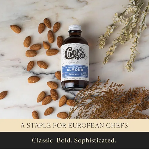 Miniatura 6 de Cook's, Extracto de almendra pura para hornear, cocinar y mezclología, extracto aromatizante de almendra libre de alérgenos, 4 onzas