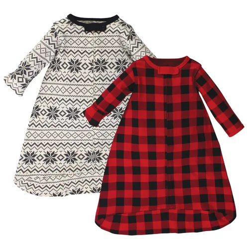 Miniatura 6 de Touched by Nature Saco de dormir unisex de algodón orgánico de manga larga para bebé, manta, mariposas brillantes, 0-3 meses