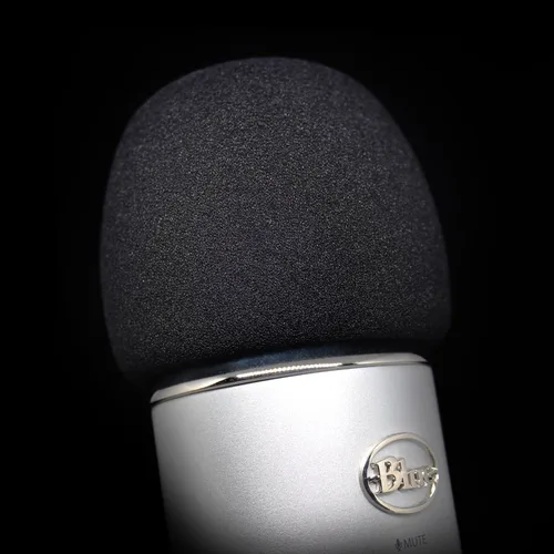 Miniatura 5 de Parabrisas de espuma para micrófono Blue Yeti – Cubierta de filtro Pop hecha de material de esponja de calidad que filtra la grabación no deseada