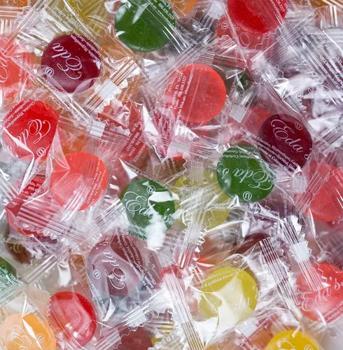 Miniatura 3 de Nuts To You - Caramelo duro de frutas mezcladas ácidas sin azúcar de Eda's de 5 libras Varios sabores de frutas envueltos individualmente OU Parve