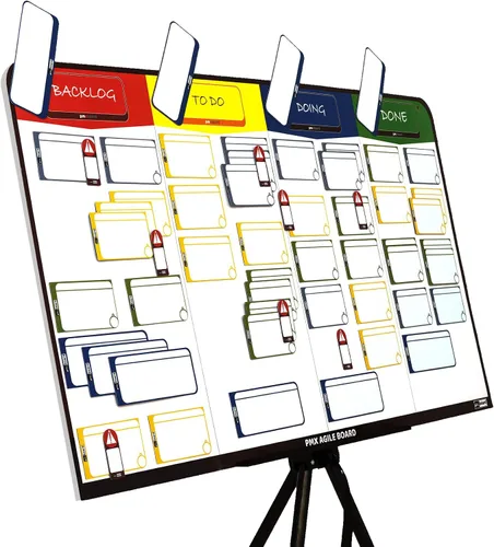 Miniatura 3 de Juego de tablero de tareas familiares. Juego de tablero Kanban magnético completo para familias. Tablero Kanban de diseño especial, juego de 77