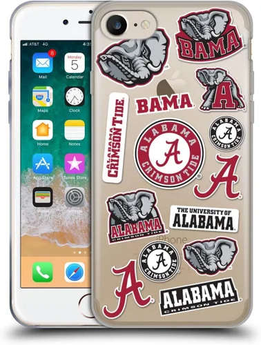 Miniatura 283 de Head Case Designs Funda de gel suave con licencia oficial de la Universidad de Alabama UA Collage compatible con Apple iPhone 13 Pro Max