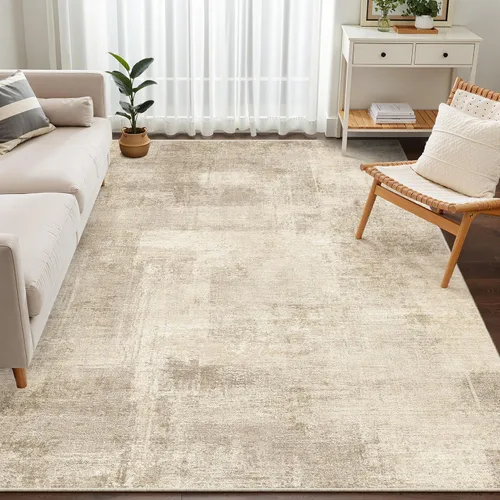 zesthome Alfombras de 5 x 7 pulgadas - Alfombra lavable resistente a las manchas, alfombras modernas abstractas para sala de estar, dormitorio,