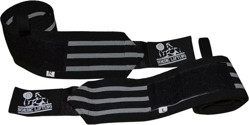 Miniatura 9 de Nordic Lifting Wrist Wraps Super Heavy Duty (1 Pair/2 Wraps) 24" Support for Weight Lifting Powerlifting Gym Cross Training- Weightlifting