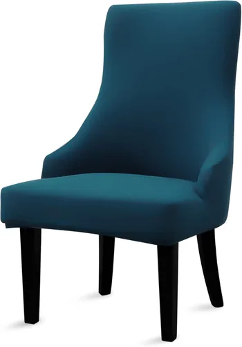 Miniatura 28 de Liykimt Funda elástica para silla lateral con respaldo de ala - Funda para silla de acento con brazo, lavable, silla de comedor tapizada con brazo