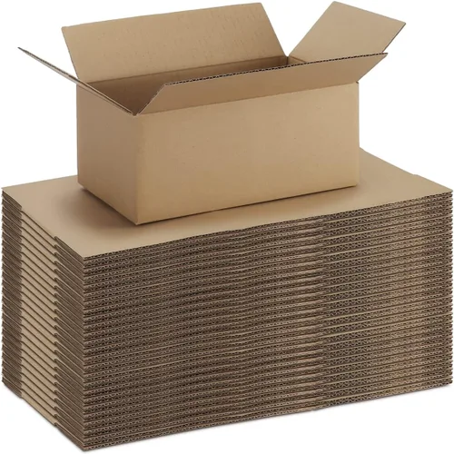 CRUGLA Cajas de envío de 9 x 6 x 4 para pequeñas empresas, caja de embalaje de cartón corrugado, 25 paquetes