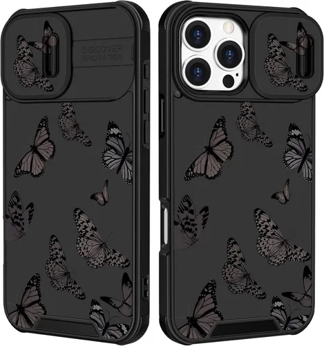 Miniatura 35 de Funermei Funda 2 en 1 para iPhone 13/iPhone 14 para mujeres, linda funda de teléfono con calavera para niñas, diseño de esqueleto gótico, divertido