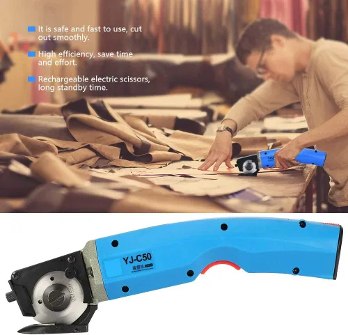 Miniatura 4 de Tijeras eléctricas inalámbricas 3.6V cortador rotativo recargable 4500rpm 35W 100-240V enchufe de EE. UU. con muela para cortadora de cartón de tela