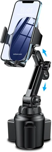Miniatura 16 de Miracase Soporte Universal para Teléfono en Portavasos de Coche, [Versión Mejorada] Soporte Ajustable de Cuello Largo para Portavasos de Coche