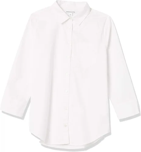 Miniatura 5 de Tienda Essentials - Camisa de popelina de manga 34 para mujer