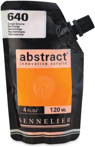 Miniatura 8 de SENNELIER Pintura acrílica abstracta innovadora para cuerpo pesado, bolsa de 16.9 fl oz, blanco titanio