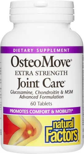 Miniatura 11 de Natural Factors, OsteoMove Cuidado de las Articulaciones, Apoyo de Fuerza Extra para la Salud de las Articulaciones y los Huesos, Sin OMG, 120