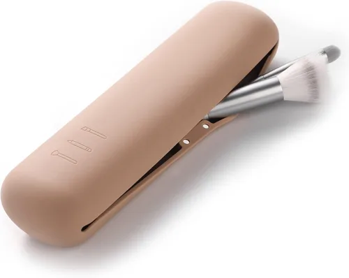 Miniatura 8 de FERYES Soporte para brochas de maquillaje de viaje, Negro, L, Simplicidad