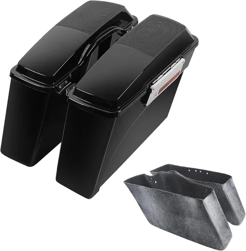 Miniatura 14 de Alforjas rígidas mate TCMT para maletero de silla de montar para Harley Touring Road King Street Glide Ultra Classic FLHT FLHR FLHX 1994-2013