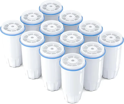 Miniatura 8 de Reemplazo de Filtro de Agua Mejorado Compatible con Jarra y Dispensador Zero ZR-001 ZR-004 ZP-006 ZR-017, Sistema de Filtro de Cinco Etapas, Reduce