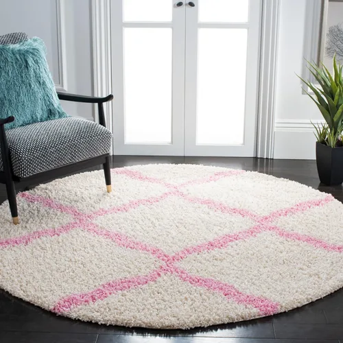 Miniatura 54 de Safavieh - Dallas Shag Collection SGD257A - Alfombra de área con diseño de enrejado de 10 x 14 pies
