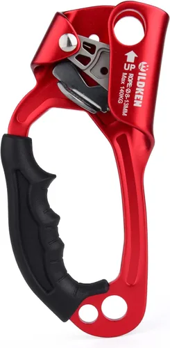 Miniatura 22 de WILDKEN Ascendedor de Mano para Escalada de Exteriores Montañismo Árbol Arborista Escalada Descenso Equipo Ascendedor de Mano para Cuerda de 8-14mm