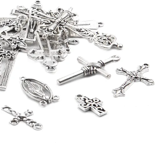 Miniatura 3 de Aylifu Mixed Jesus Christ Cross Crucifix Dangle Pendant