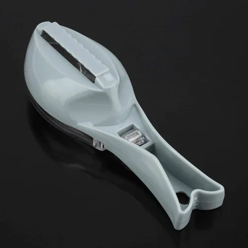 Miniatura 6 de Yosoo o Rápido Quitar Pescado Cepillo de raspado de piel de pescado Ralladores de cepillo de limpieza Peeler de plástico Raspador de cocina Cuchillo