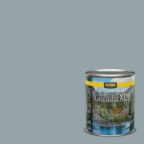 Miniatura 149 de Rodda Paint CASCADIA XL Pintura e imprimación satinada exterior en uno, cuarto de galón, solo ayer