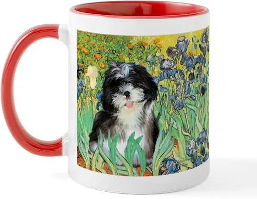 Miniatura 28 de CafePress Cute Shih Tzu Dog Mugs - Taza de café de cerámica de 11 oz (11.0 fl oz)