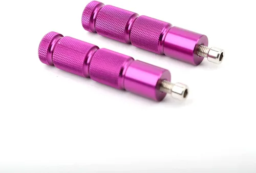 Miniatura 7 de Minho Negro CNC Reposapiés Plegables para Motocicleta y Bicicleta, Clavijas M8, Apoyapiés Trasero para Mini Bicicleta, Partes para Honda Grom