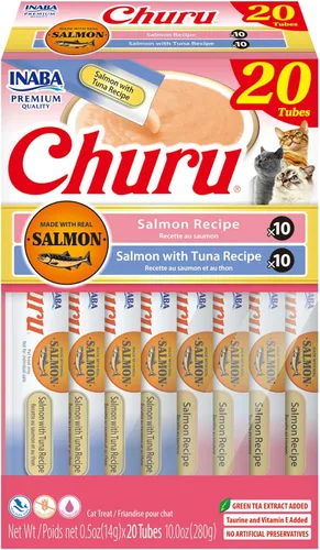 Miniatura 26 de INABA Churu - Bocadillos para gatos, puré cremoso para gatos, sin cereales, que se puede lamer y exprimir, suplemento con vitamina E y taurina, 0.5