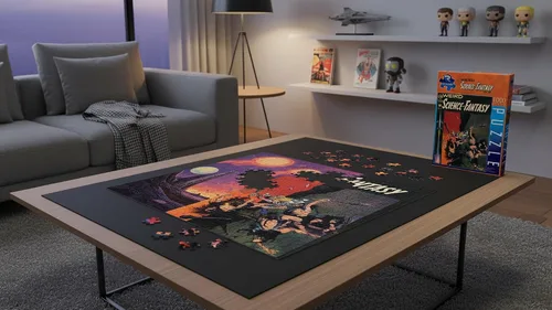 Miniatura 4 de Renegade Game Studios EC Comics Puzzle Weird Science-Fantasy - Rompecabezas de arte vintage de 1000 piezas