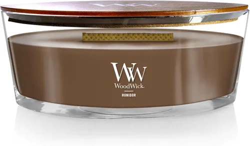 Miniatura 27 de WoodWick Santal Myrrh - Vela grande en frasco con forma de reloj de arena, cera de mezcla de soya prémium, mecha de madera Pluswick Innovation