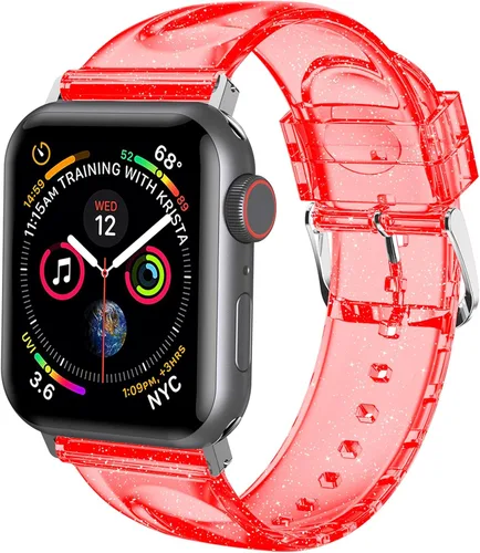 Miniatura 9 de iiteeology Compatible con Apple Watch Band de 1.65 pulgadas, 1.73 pulgadas, 1.75 pulgadas, 1.73 pulgadas, correa deportiva de silicona suave