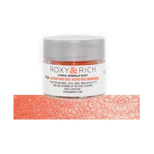Miniatura 12 de Roxy & Rich Hybrid Sparkle Powder - Colorante para alimentos, 0.09 onzas (0.09 oz), color rosa amatista
