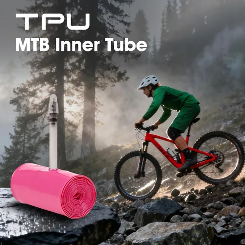 Miniatura 3 de 2-Pack TPU Inner Tubes MTB27.5/29 inchx1.9-2.5 Ultra-Light 45g Bicycle Inner Tube with 45mm Length Presta Valve for Mountain Bikes