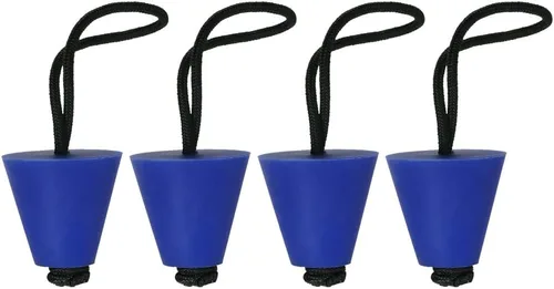 Miniatura 10 de LIXADA El mejor kit de tapón universal para kayak, kit de tapones de drenaje de canoa con orificios de drenaje de canoa, paquete de 4/6/8 Negro X 4