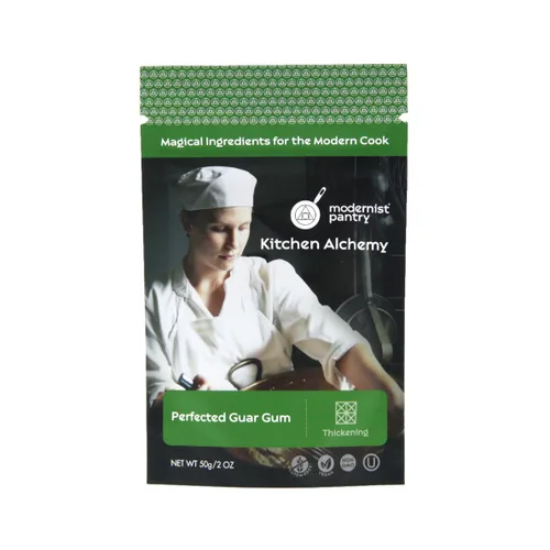 Goma de goma guar perfeccionada, sin OMG, vegano, certificado OU Kosher, 50 g/2 oz