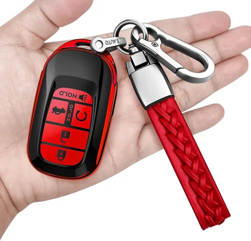 Miniatura 9 de Funda para llavero Honda con llavero TPU suave de protección de 360 grados para Accord Civic HR-V CR-V Pilot Passport Sport SI EX EX-L Touring 2022