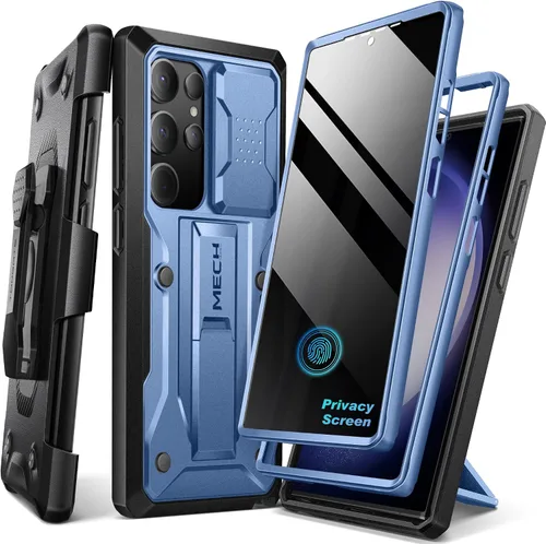 Miniatura 13 de TONGATE Funda para Samsung Galaxy S23 Ultra, [cubierta deslizante integrada para cámara y protector de pantalla] [2 marcos frontales] Funda de grado