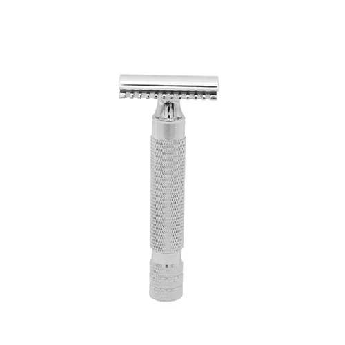 Máquina De Afeitar Para Hombre Máquina de afeitar segura para hombres Máquina de afeitar doble afeitadora hombres Maquinilla de afeitar de acero