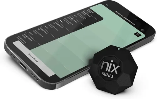 Nix Mini 3 Colorímetro Sensor de Color – Herramienta portátil de combinación de colores – Resistente al polvo, residuos y salpicaduras (IPX4) –